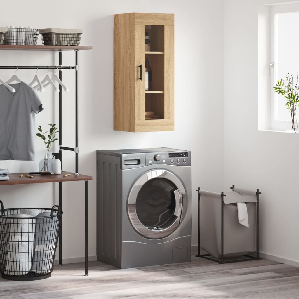 Ντουλάπι Τοίχου Sonoma Δρυς 34,5 x 34 x 90 εκ. - Pakobazaar