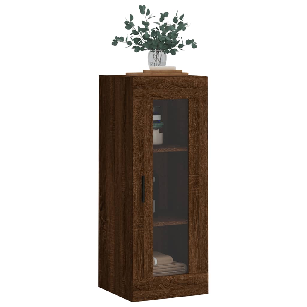 Ντουλάπι Τοίχου Καφέ Δρυς 34,5 x 34 x 90 εκ.