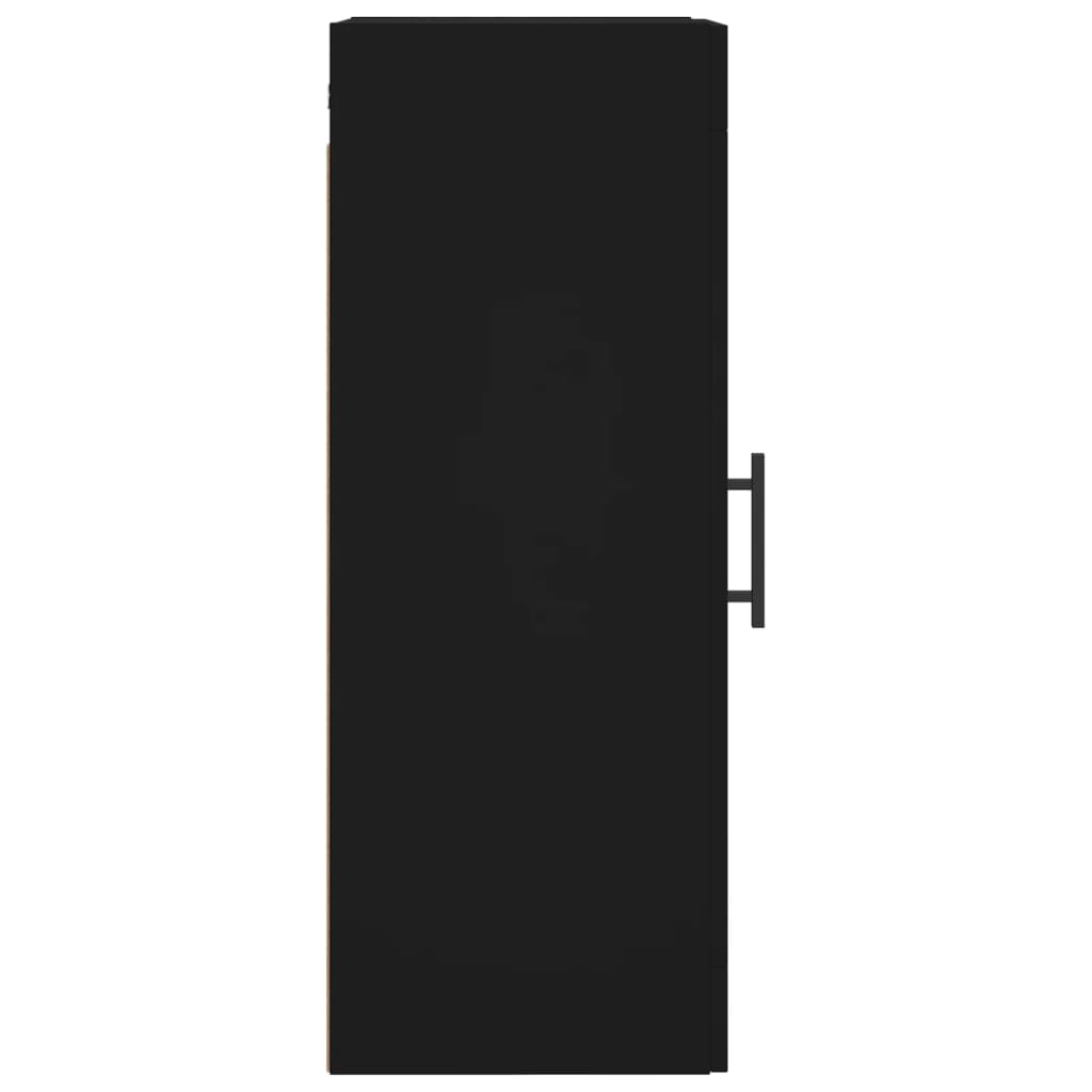 Ντουλάπι Τοίχου Μαύρο 34,5x34x90 εκ.