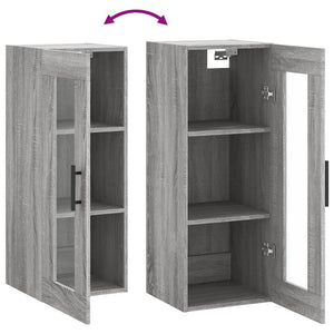 Ντουλάπι Τοίχου Γκρι Sonoma 34,5 x 34 x 90 εκ. - Pakobazaar