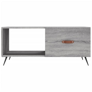 Τραπεζάκι Σαλονιού Γκρι Sonoma 90x50x40 εκ. Επεξεργασμένο Ξύλο