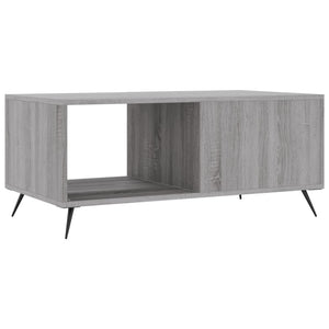 Τραπεζάκι Σαλονιού Γκρι Sonoma 90x50x40 εκ. Επεξεργασμένο Ξύλο