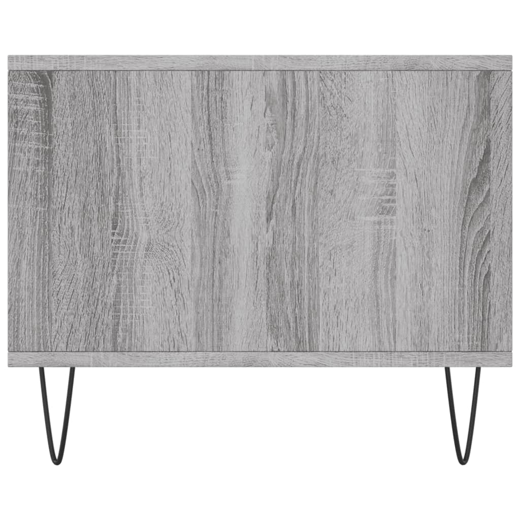 Τραπεζάκι Σαλονιού Γκρι Sonoma 90x50x40 εκ. Επεξεργασμένο Ξύλο - Pakobazaar