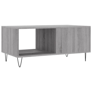Τραπεζάκι Σαλονιού Γκρι Sonoma 90x50x40 εκ. Επεξεργασμένο Ξύλο - Pakobazaar