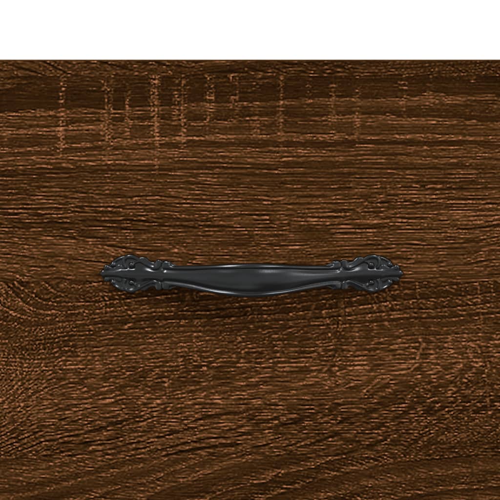 Τραπεζάκι Σαλονιού Καφέ Δρυς 90x50x40 εκ. Επεξεργασμένο Ξύλο - Pakobazaar