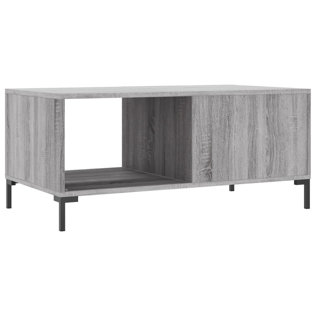 Τραπεζάκι Σαλονιού Γκρι Sonoma 90x50x40 εκ. Επεξεργασμένο Ξύλο