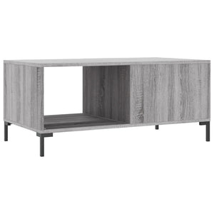 Τραπεζάκι Σαλονιού Γκρι Sonoma 90x50x40 εκ. Επεξεργασμένο Ξύλο