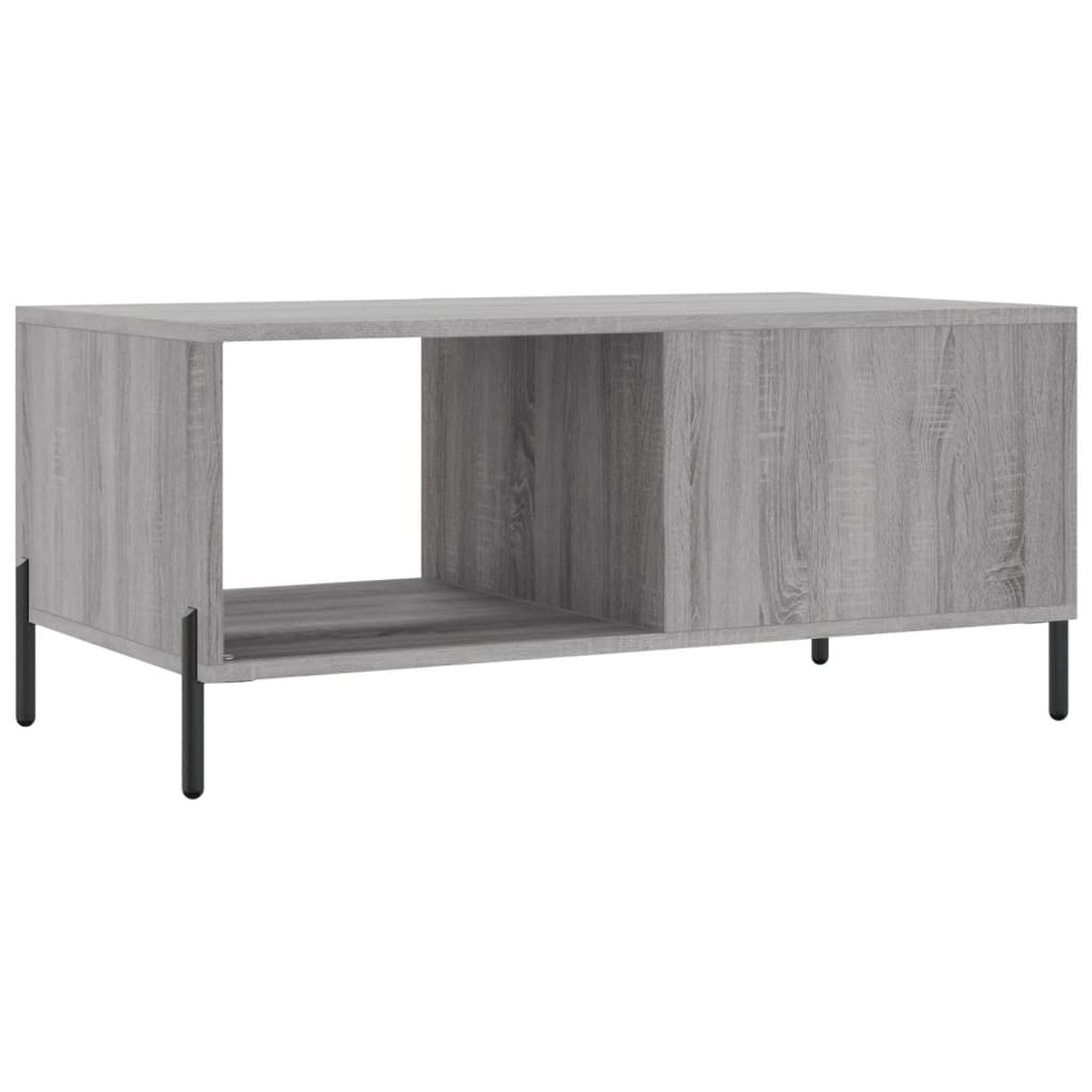 Τραπεζάκι Σαλονιού Γκρι Sonoma 90x50x40 εκ. Επεξεργασμένο Ξύλο - Pakobazaar