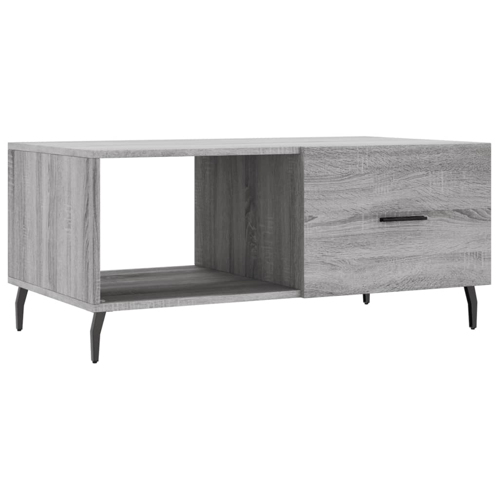 Τραπεζάκι Σαλονιού Γκρι Sonoma 90x50x40 εκ. Επεξεργασμένο Ξύλο