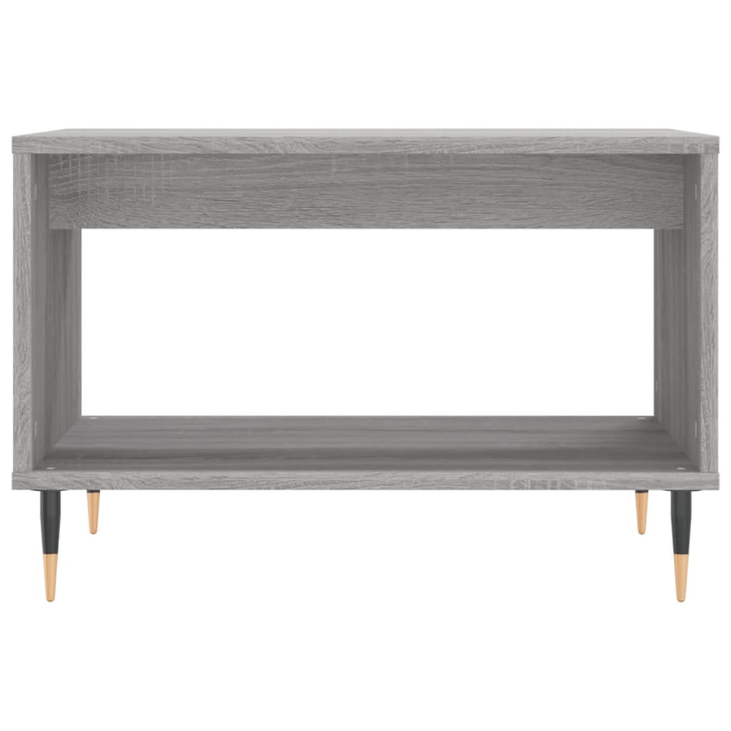 Τραπεζάκι Σαλονιού Γκρι Sonoma 60x50x40 εκ. από Επεξεργ. Ξύλο