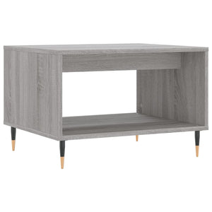 Τραπεζάκι Σαλονιού Γκρι Sonoma 60x50x40 εκ. από Επεξεργ. Ξύλο