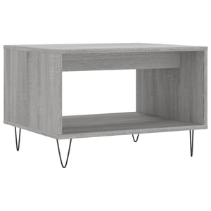 Τραπεζάκι Σαλονιού Γκρι Sonoma 60x50x40 εκ. από Επεξεργ. Ξύλο