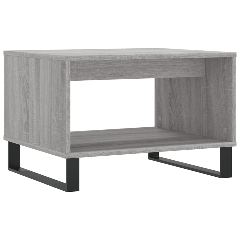 Τραπεζάκι Σαλονιού Γκρι Sonoma 60x50x40 εκ. από Επεξεργ. Ξύλο