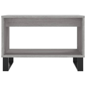 Τραπεζάκι Σαλονιού Γκρι Sonoma 60x50x40 εκ. από Επεξεργ. Ξύλο
