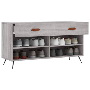Παπουτσοθήκη Γκρι Sonoma 102x35x55 εκ. από Επεξεργασμένο Ξύλο - Pakobazaar