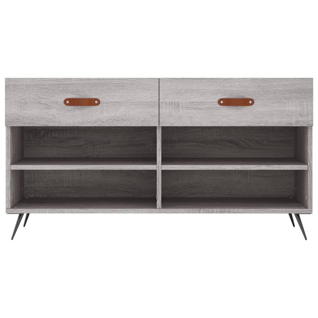 Παπουτσοθήκη Γκρι Sonoma 102x35x55 εκ. από Επεξεργασμένο Ξύλο - Pakobazaar