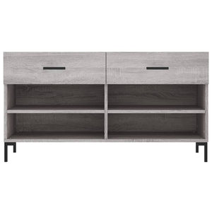 Παπουτσοθήκη Γκρι Sonoma 102x35x55 εκ. από Επεξεργασμένο Ξύλο - Pakobazaar