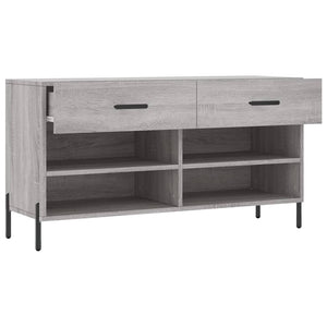 Παπουτσοθήκη Γκρι Sonoma 102x35x55 εκ. από Επεξεργασμένο Ξύλο - Pakobazaar
