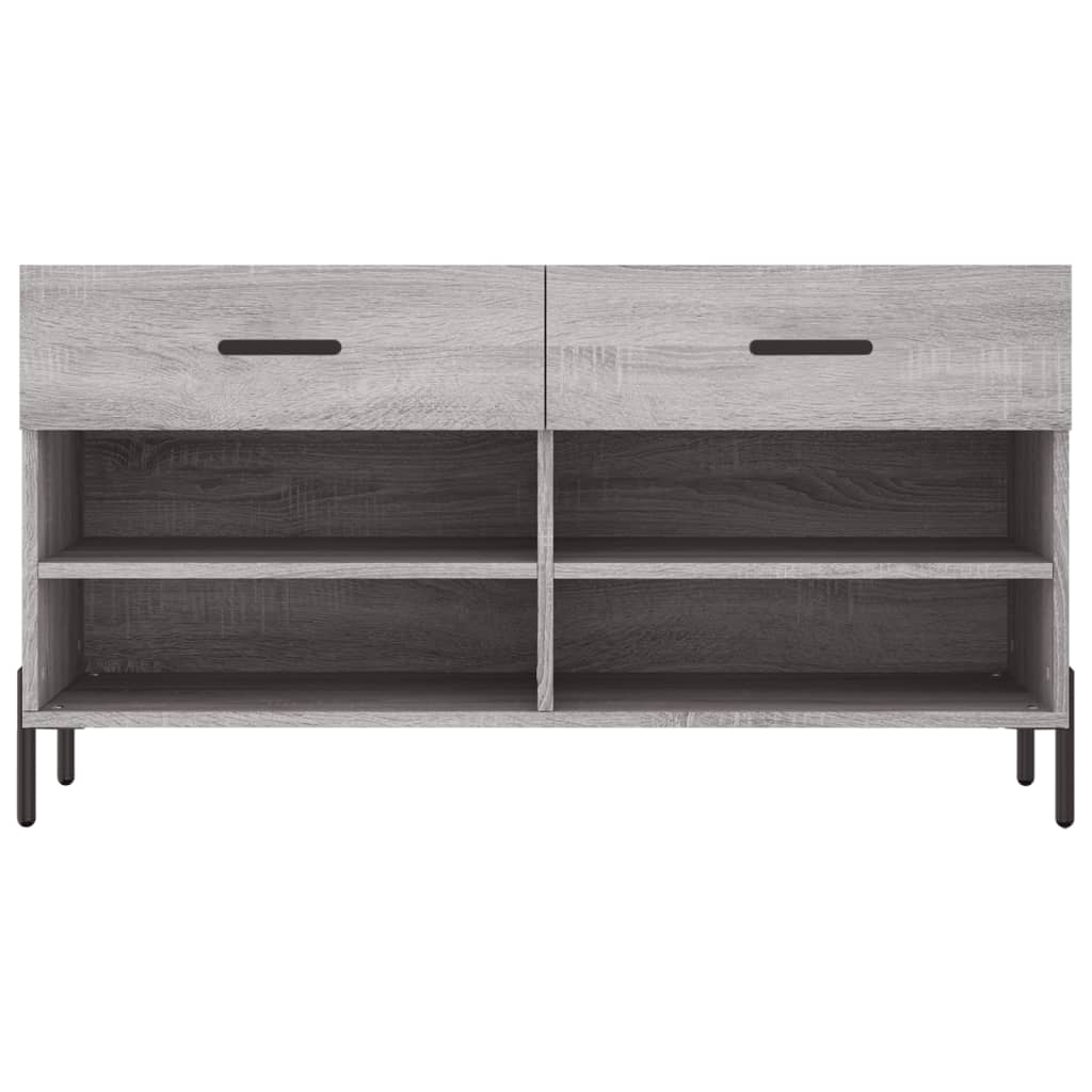 Παπουτσοθήκη Γκρι Sonoma 102x35x55 εκ. από Επεξεργασμένο Ξύλο - Pakobazaar
