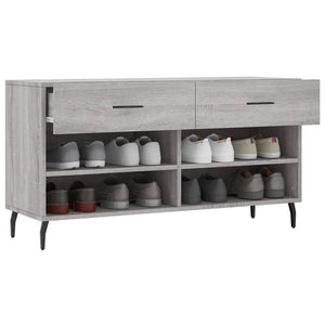 Παπουτσοθήκη Γκρι Sonoma 102x35x55 εκ. από Επεξεργασμένο Ξύλο - Pakobazaar