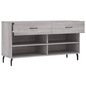 Παπουτσοθήκη Γκρι Sonoma 102x35x55 εκ. από Επεξεργασμένο Ξύλο - Pakobazaar