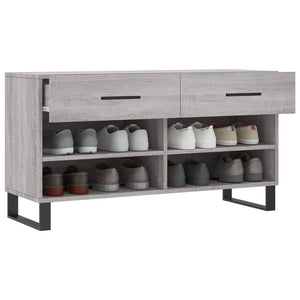 Παπουτσοθήκη Γκρι Sonoma 102x35x55 εκ. από Επεξεργασμένο Ξύλο - Pakobazaar