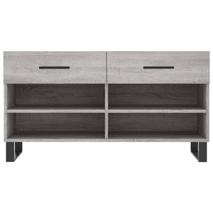 Παπουτσοθήκη Γκρι Sonoma 102x35x55 εκ. από Επεξεργασμένο Ξύλο - Pakobazaar