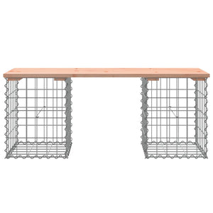 Πάγκος Κήπου Συρματοκιβώτιο 103x31x42 εκ. Μασίφ Ψευδοτσούγκα