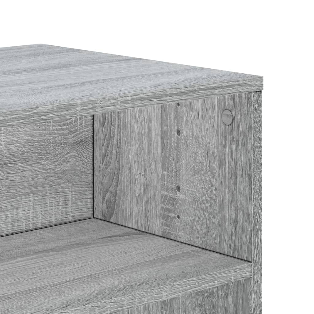 Έπιπλο Τηλεόρασης Γκρι Sonoma 120x40x40 εκ. Επεξεργασμένο Ξύλο - Pakobazaar