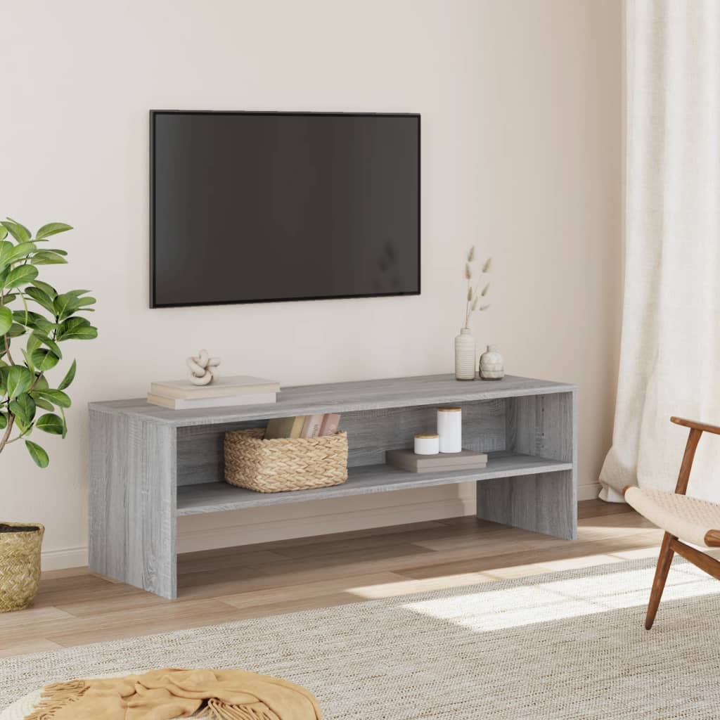 Έπιπλο Τηλεόρασης Γκρι Sonoma 120x40x40 εκ. Επεξεργασμένο Ξύλο - Pakobazaar