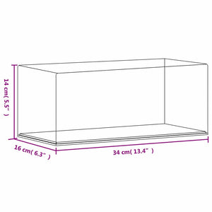 Κουτί Βιτρίνα Διάφανο 34 x 16 x 14 εκ. Ακρυλικό - PAKOBAZAAR