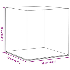 Κουτί Βιτρίνα Διάφανο 30 x 30 x 30 εκ. Ακρυλικό - PAKOBAZAAR
