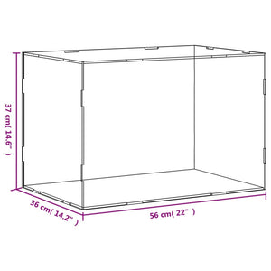 Κουτί Βιτρίνας Διαφανές Ακρυλικό 56x36x37 εκ. - PAKOBAZAAR