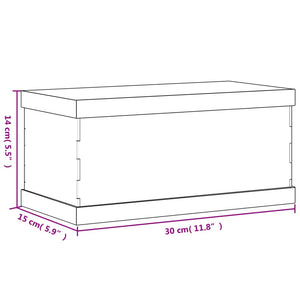 Κουτί Βιτρίνα Διάφανο 30 x 15 x 14 εκ. Ακρυλικό - Pakobazaar