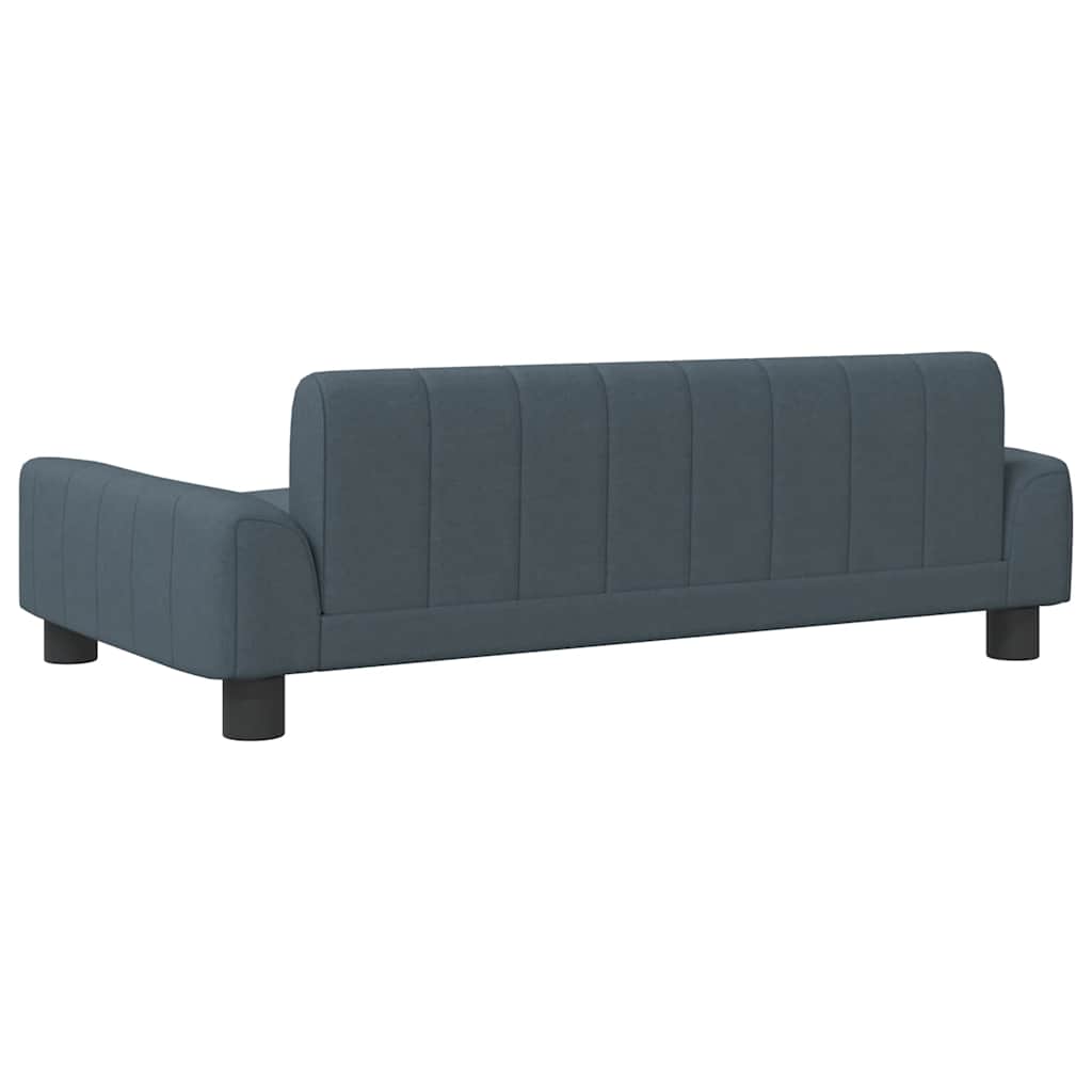 Καναπές Παιδικός Σκούρο Γκρι 90 x 53 x 30 εκ. από Ύφασμα - Pakobazaar