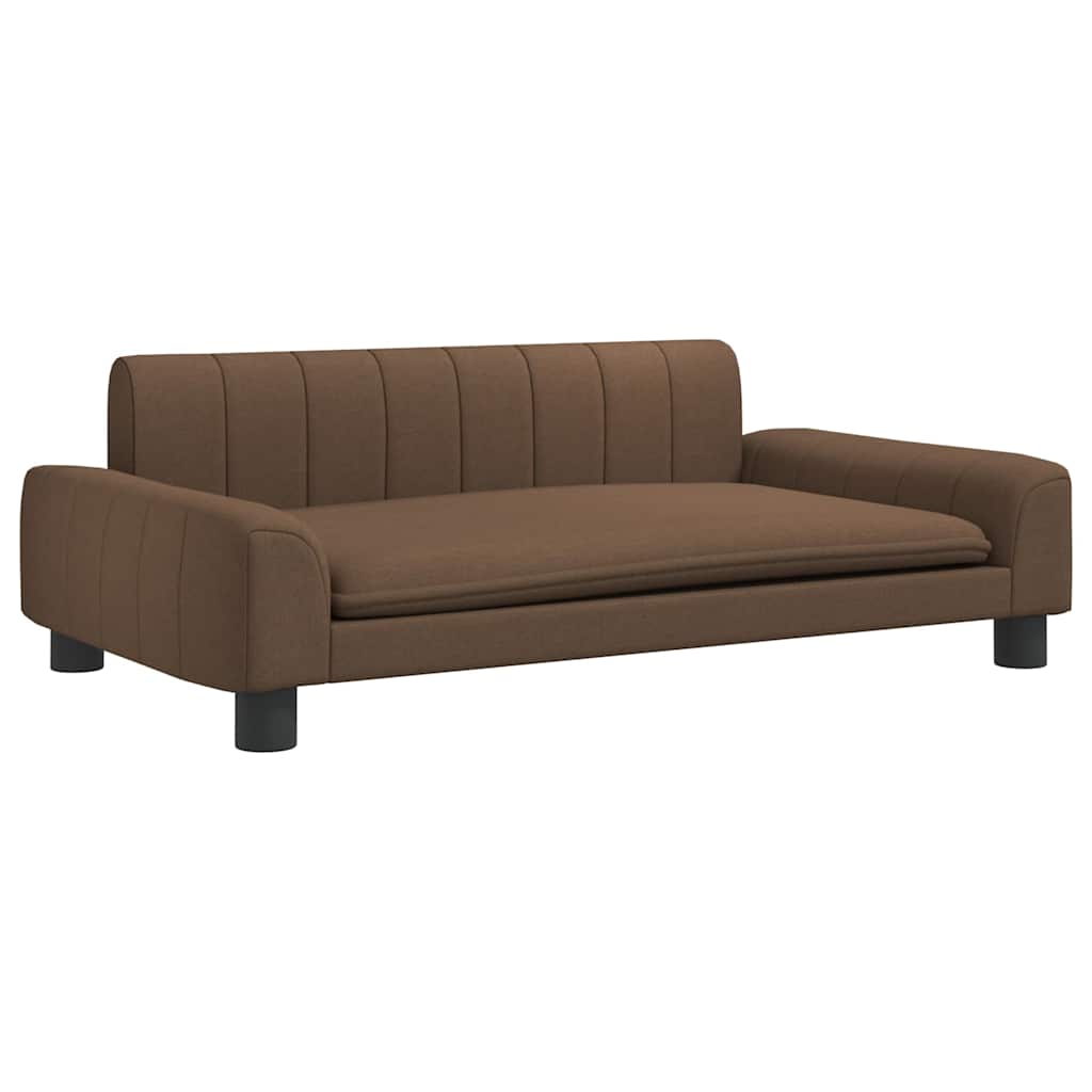 Καναπές Παιδικός Καφέ 90 x 53 x 30 εκ. από Ύφασμα - Pakobazaar