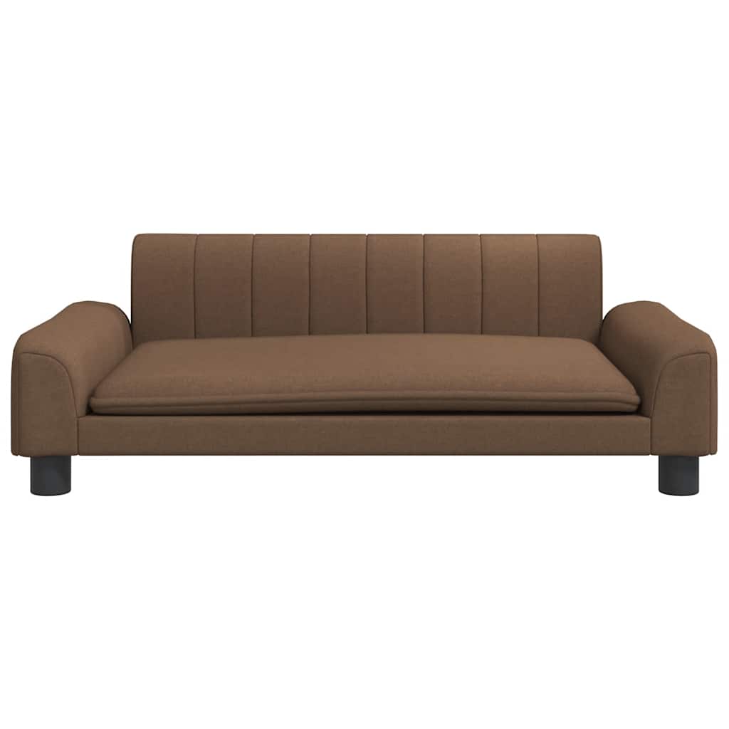 Καναπές Παιδικός Καφέ 90 x 53 x 30 εκ. από Ύφασμα - Pakobazaar