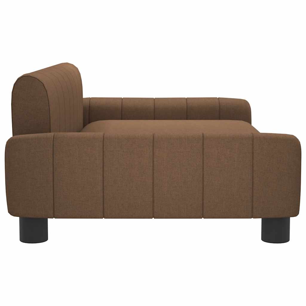 Καναπές Παιδικός Καφέ 90 x 53 x 30 εκ. από Ύφασμα - Pakobazaar