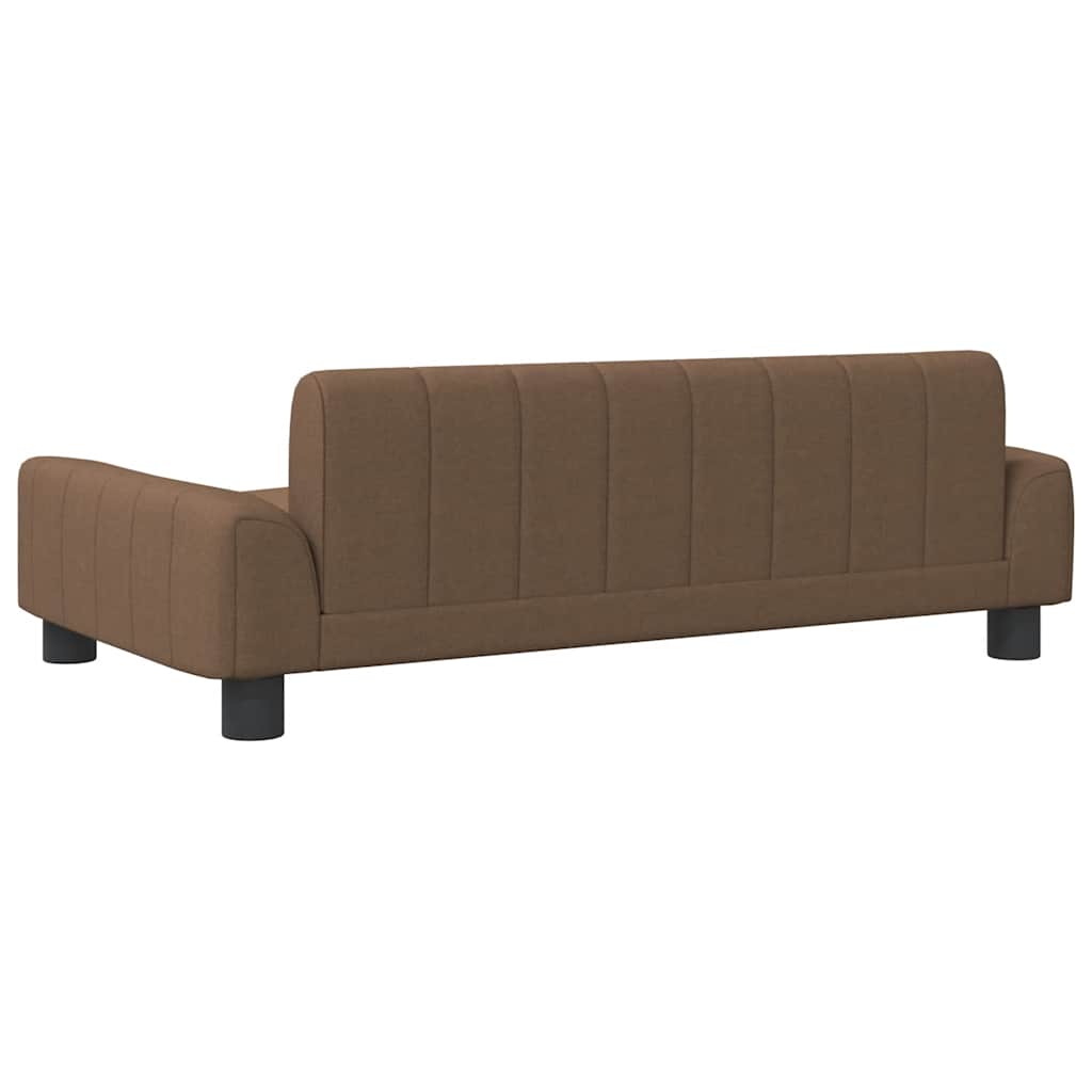 Καναπές Παιδικός Καφέ 90 x 53 x 30 εκ. από Ύφασμα - Pakobazaar