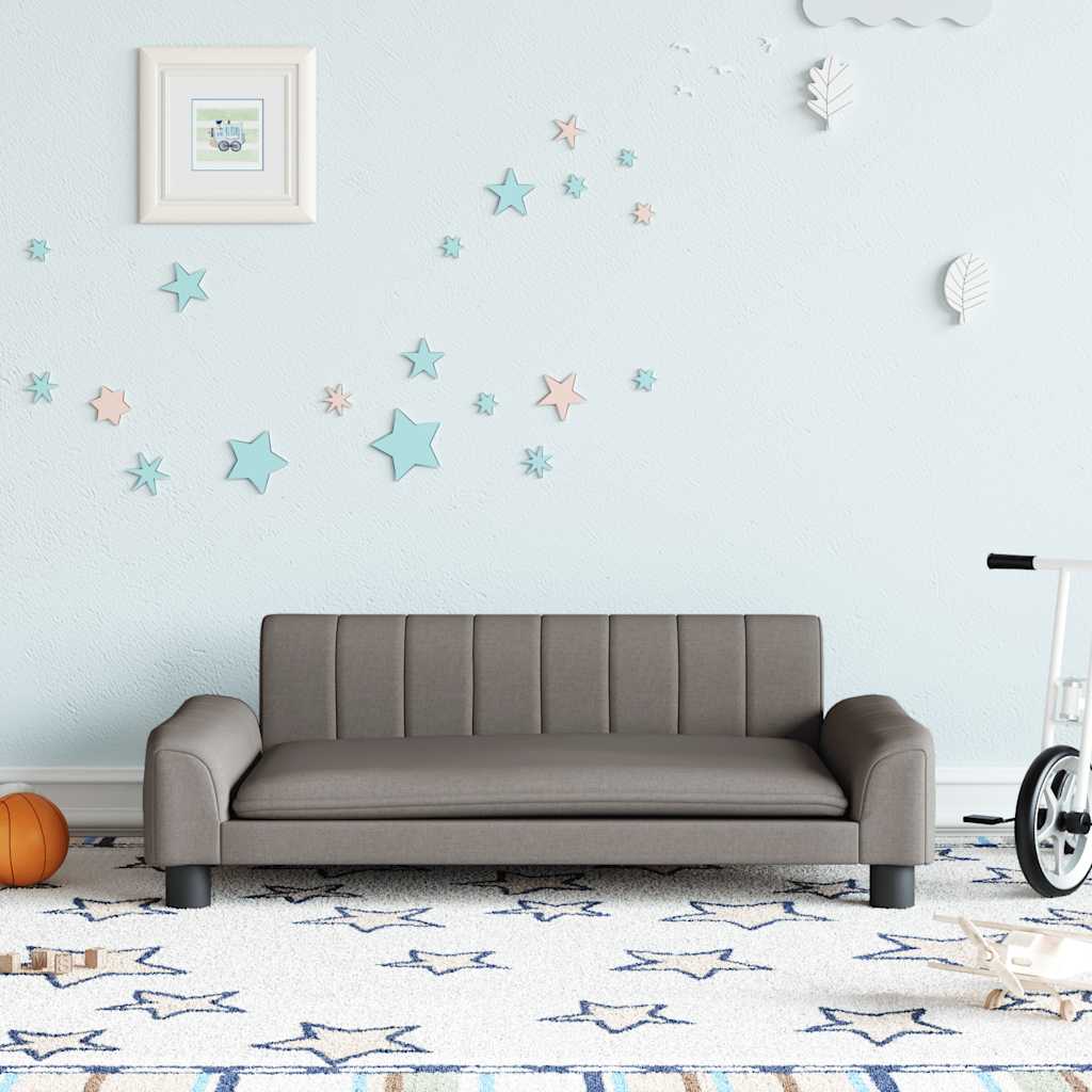 Καναπές Παιδικός Taupe 90 x 53 x 30 εκ. από Ύφασμα