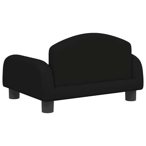 Καναπές Παιδικός Μαύρο 50x40x30 εκ. από Ύφασμα - Pakobazaar