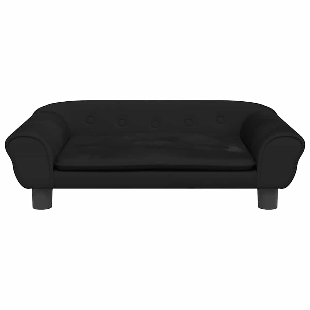 Καναπές Παιδικός Μαύρο 70x45x26 εκ. από Βελούδο