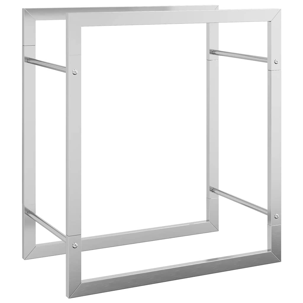 Ραφιέρα Καυσόξυλων 50 x 28 x 56 εκ. από Ανοξείδωτο ατσάλι