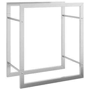 Ραφιέρα Καυσόξυλων 50 x 28 x 56 εκ. από Ανοξείδωτο ατσάλι