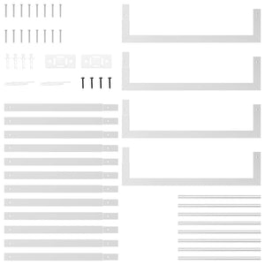 Ραφιέρα Καυσόξυλων 50x28x132 εκ. από Ανοξείδωτο ατσάλι
