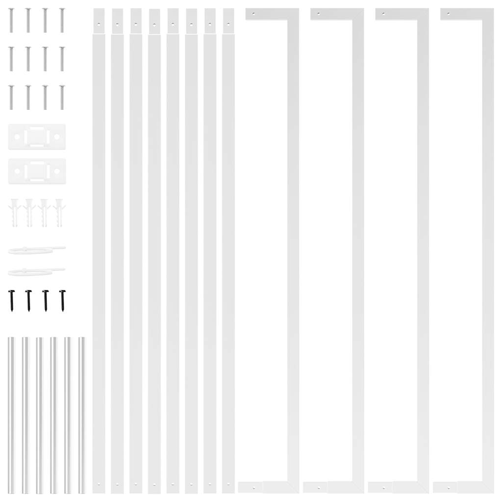 Ραφιέρα Καυσόξυλων 110 x 28 x 214 εκ. από Ανοξείδωτο Aτσάλι
