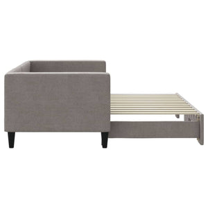 Καναπές Κρεβάτι Συρόμενος Taupe 80 x 200 εκ. Υφασμάτινος