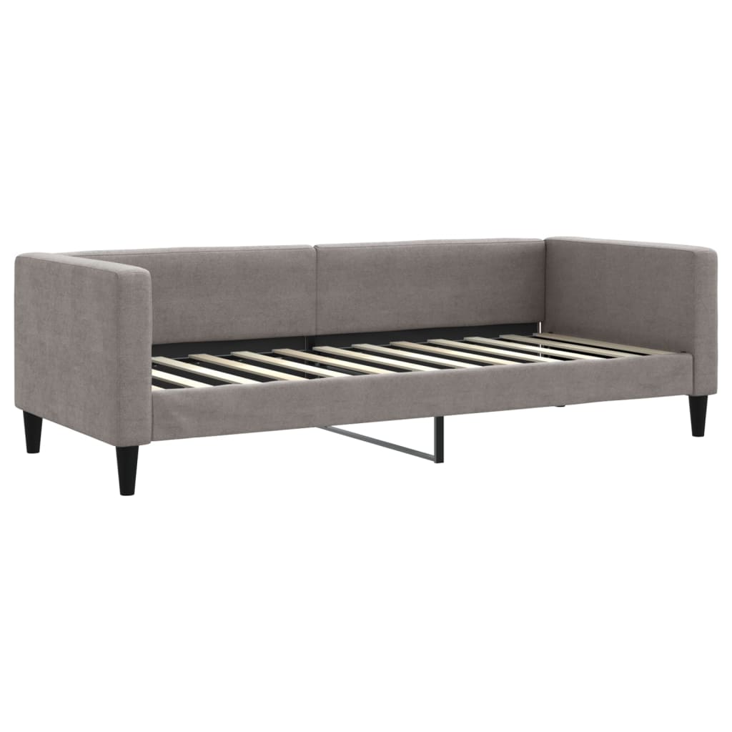Καναπές Κρεβάτι Συρόμενος Taupe 80 x 200 εκ. Υφασμάτινος