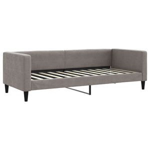 Καναπές Κρεβάτι Συρόμενος Taupe 80x200 εκ. Υφασμάτινος Στρώματα