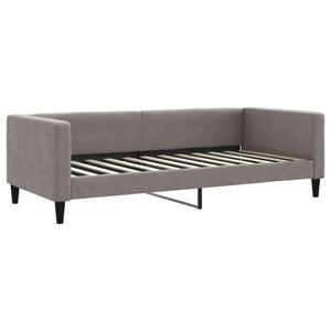 Καναπές Κρεβάτι Συρόμενος Taupe 90x200 εκ. Ύφασμα Στρώματα